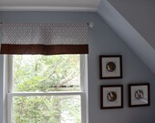 Custom WINDOW VALANCE - Choose your Own Fabric