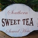 Southern SWEET TEA Cottage Signs 24X18 Home Decor