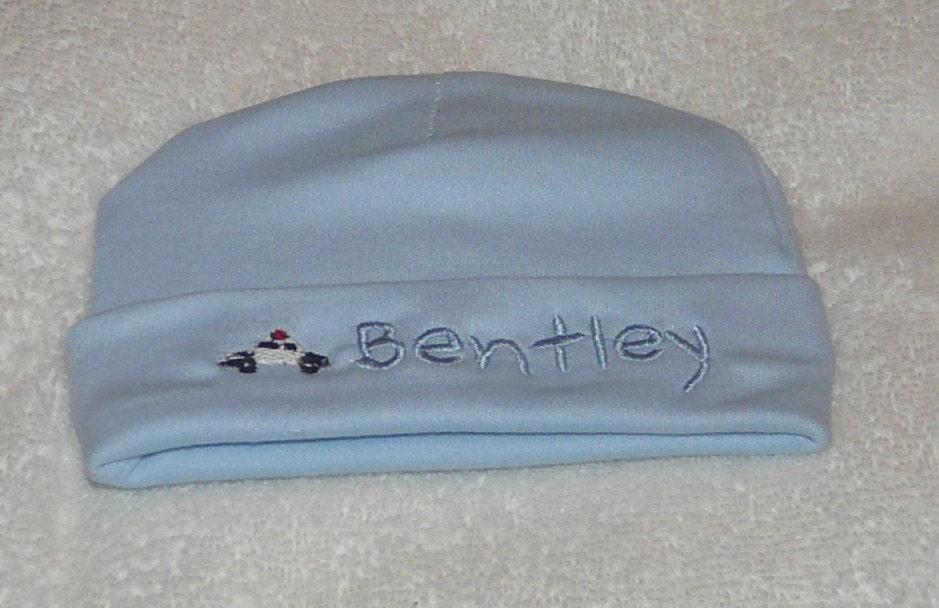 Personalized Infant Hospital Cap Hat - Fire Truck