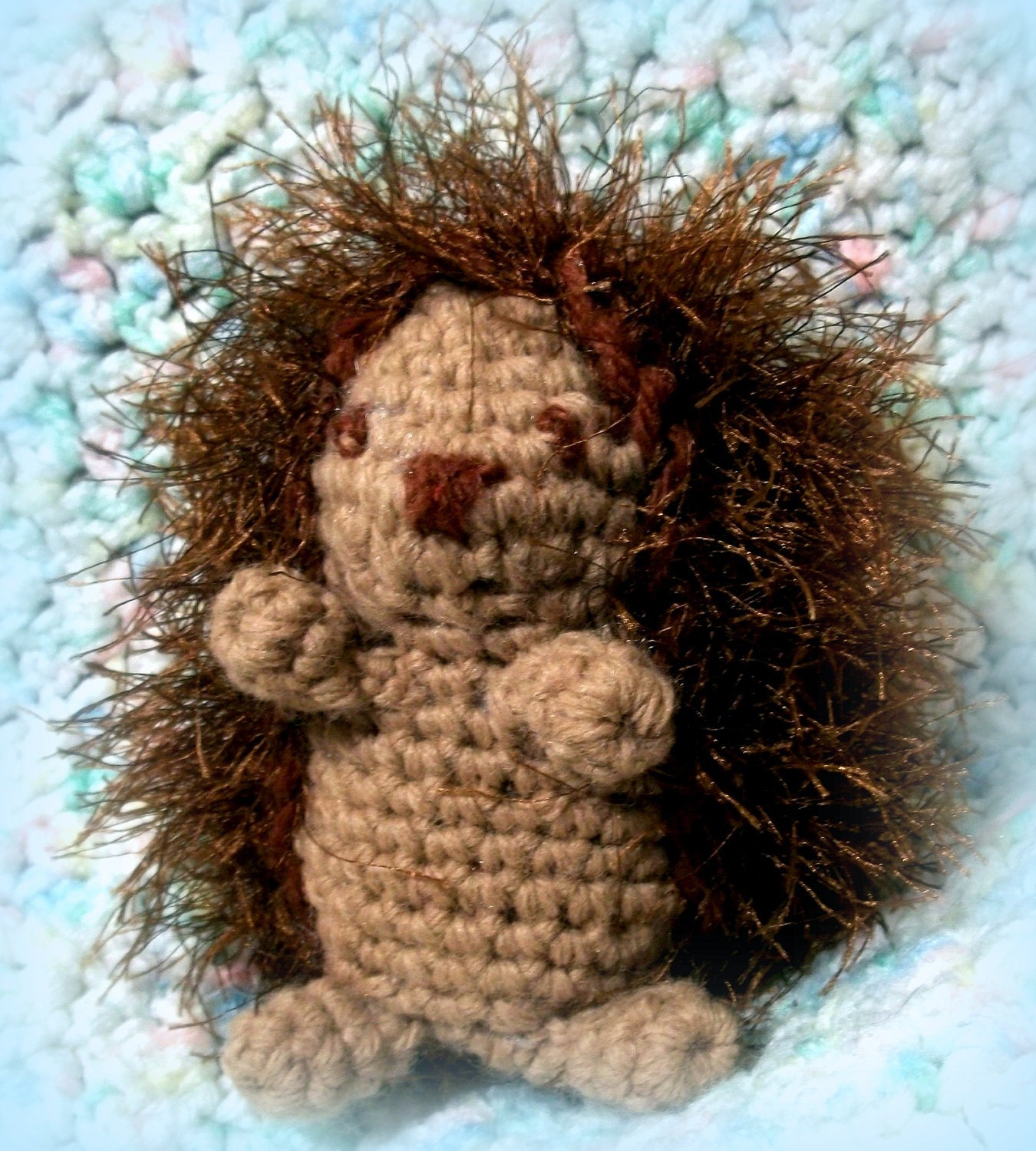 Plush Hedgehog -  MADE TO ORDER -Crochet Animal