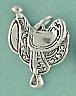 Horse Saddle Sterling Silver Charm -- Complimentary Ribbon or Cord