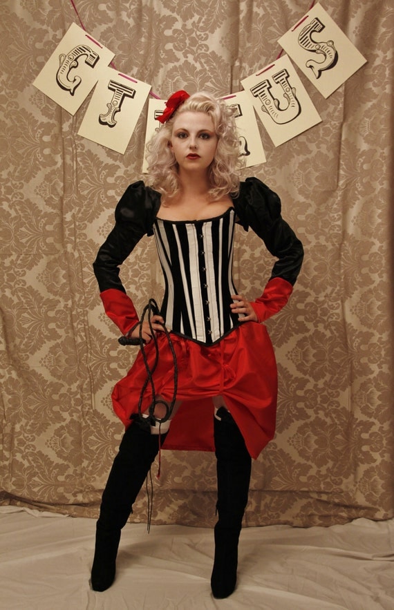 Circus Ringmaster Corset Costume Oufit-Corset Only-Made To Your Measurements