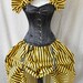 Bumble Bee Corset Outfit-Whole Corset Outfit-MADE FOR BUYER