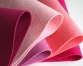 Pure Wool Felt , The Pinks