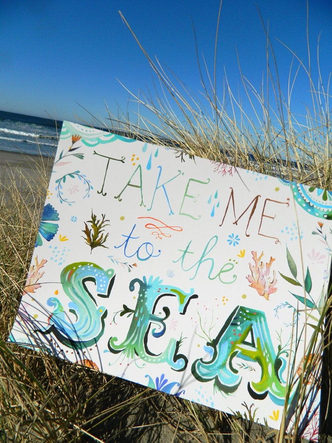 Take Me To The Sea - Large Format - horizontal