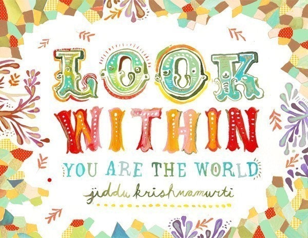 Look Within- 8x10 print - horizontal