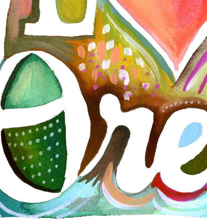 Love Oregon - 8x10 Print - horizontal