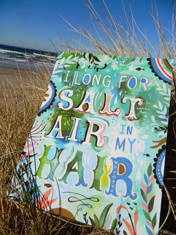 Salt Air Hair - Large Format - vertical