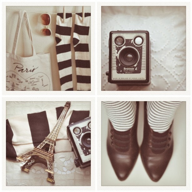 Ooh La La... (Set of four 5x5 Unframed Original Fine Art Photograph)