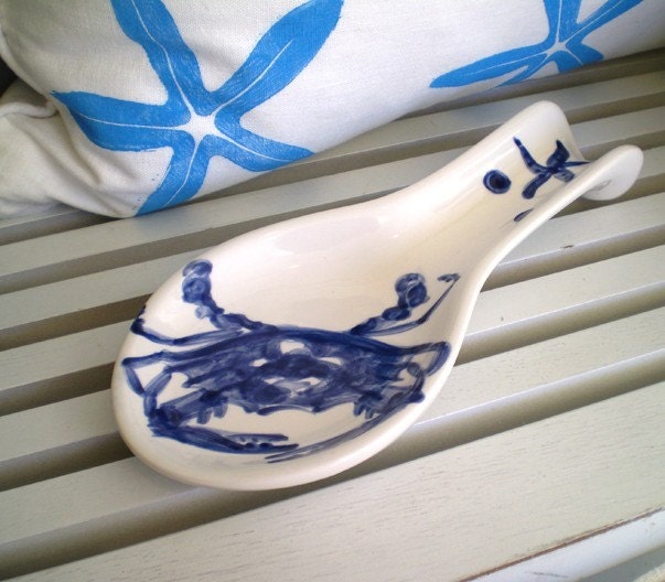 Blue Crab Spoon Rest