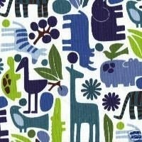 Store Closing Sale- Last Yard 2D Zoo in Pool Blues