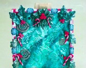Fairy Door Magical Portal Yuletide Peppermint Holly