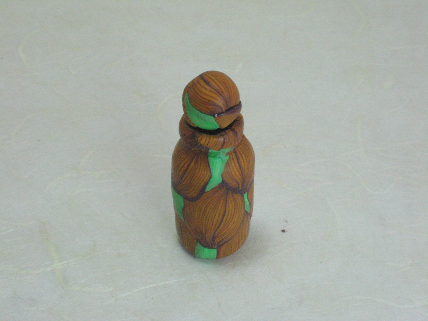 Polymer Clay Mini Perfume Bottle - Pumpkin Patch