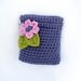 Pattern Crochet Coin Purse Squeeze Pinch Frame with Flower Instant Digital Download pdf