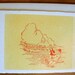 Summer Lakeside Single Letterpress Card