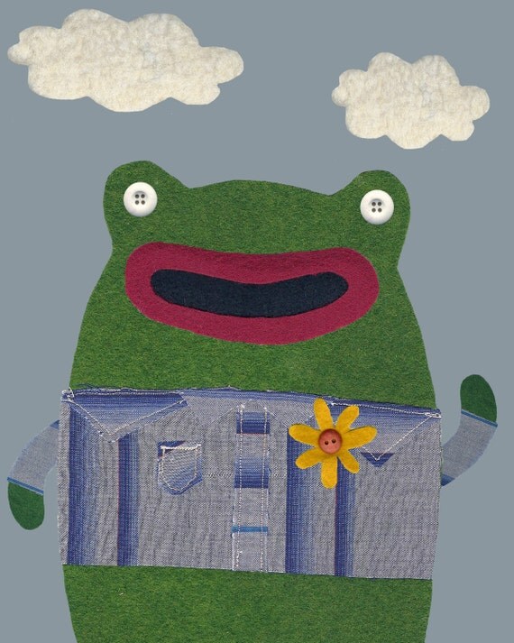 A Delighted Frog