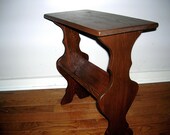 Primitive Book Table