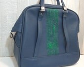 green wood grain carry on