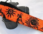 Funky Straps DSLR Camera "Kokopelli Sunrise" accessory for Canon, Nikon, Olympus cameras