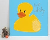 Just Ducky, art print