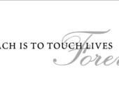 To Teach is to Touch Lives Forever Teacher Gift/ Vinyl Wall Decal