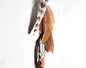BRIGETTE single feather earring