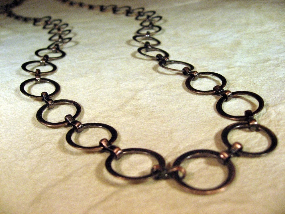 Copper Circle Necklace