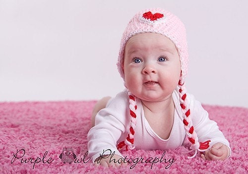Sweetheart Baby Hat - Photography Prop - Any Color