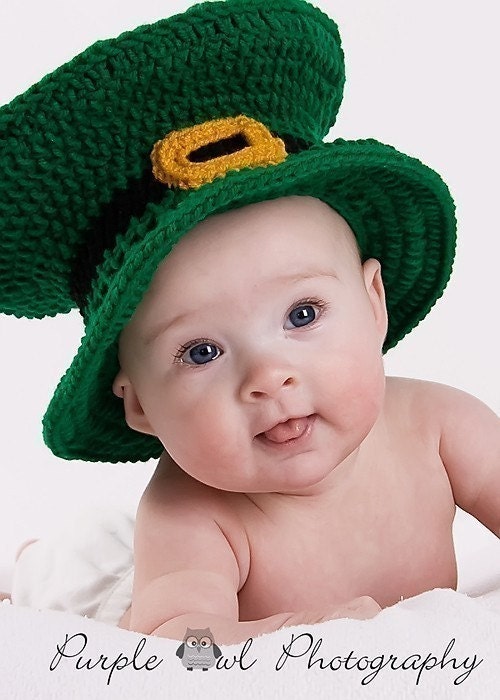 St. Patrick's Day Leprechaun Hat - Photography Prop - any size - Free Shipping