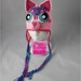 Crochet Pattern 032 - Pretty Kitty Earflap Beanie Hat - All Sizes