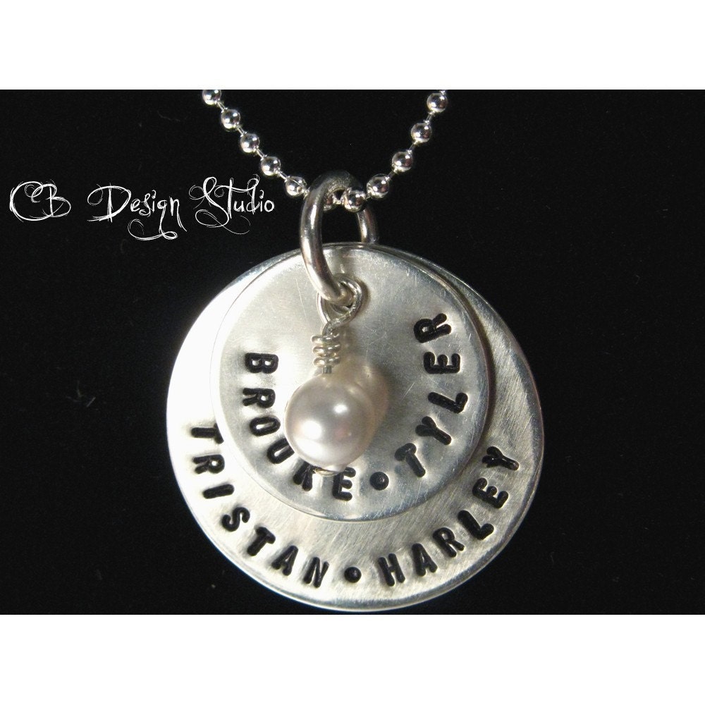 Sterling Silver Custom Duo Charm Necklace by Carmen Bowe