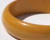 Bakelite Butterscotch Bangle Bracelet