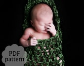 Hanging Storks Pouch Baby Photo Prop PDF Crochet Pattern INSTANT DOWNLOAD