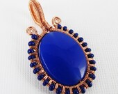 Simple Seed Bead Frame for a Pendant - Wire Jewelry Tutorial