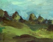 Art Print, The Field is a Hill