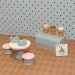 Dollhouse Wooden Toy - The ORIGINAL Ice Cream Shop Playset for Wooden Doll or Bendy Doll / Waldorf Toy Play Set