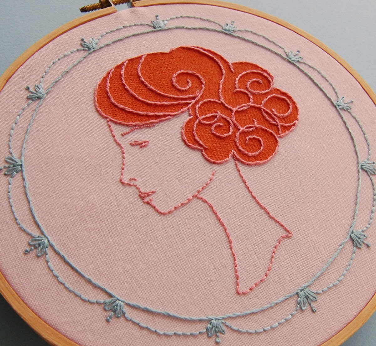 Wig Wonderful Embroidery Pattern Set with Applique Templates