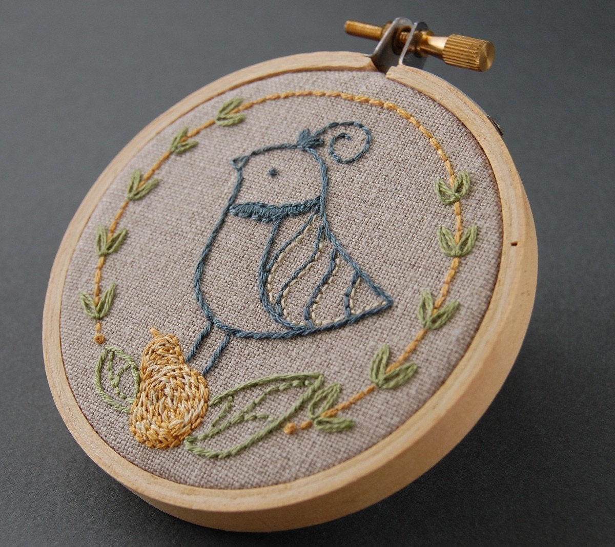 Embroidery Patterns, FESTIVE FLOCK Holiday hand embroidery patterns