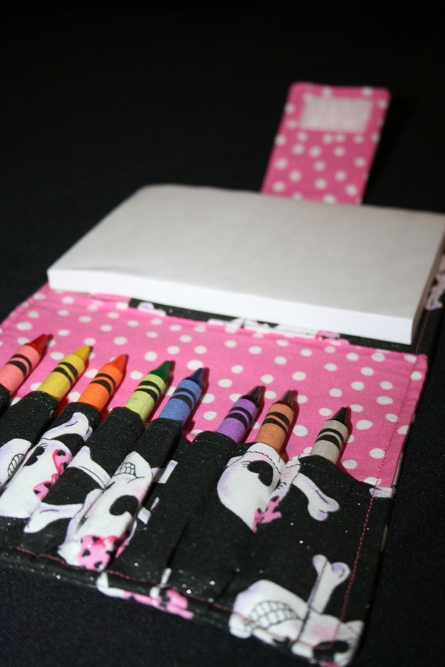 Pirate Princess Crayon Wallet Roll - Includes Crayola Crayons and Paper