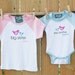 big sister shirt, little brother - adorable raglan birdie matching sibling set for any big/little combination