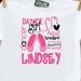 childrens personalized shirt-dance girl ballet adorably personalized t-shirt for your little dancer or ballerina