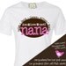 Personalized live love spoil flowered nana or grandma Tshirt