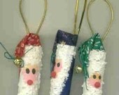 ShotGun Shell Santa Ornament HandCrafted HandMade Original copyrighted Christmas decoration ReCycled UpCycled