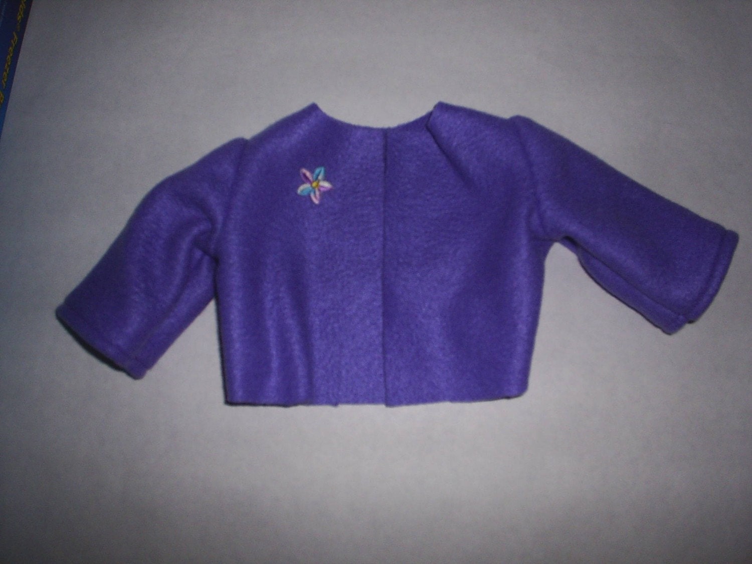 purple fleece jacket