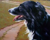 Looking Beyond, CUSTOM Pet Portrait Painting in Oils by puci, 10x10"