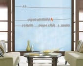 ShaNickers Wall Decal- Flock of Birds on a Wire with FREE SHIPPING
