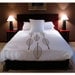 ShaNickers Customizeable Handpainted "Jungle Leaves" Duvet w/ Shams-Queen Size