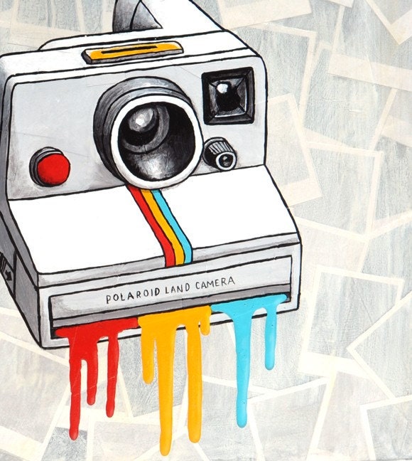 Cameraluv - What Pictures Are Made Of - 12x12 - Mixed Media on Wood