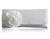 Ivory bridal Georgia clutch purse