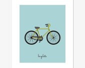 Bicycle Print (French)